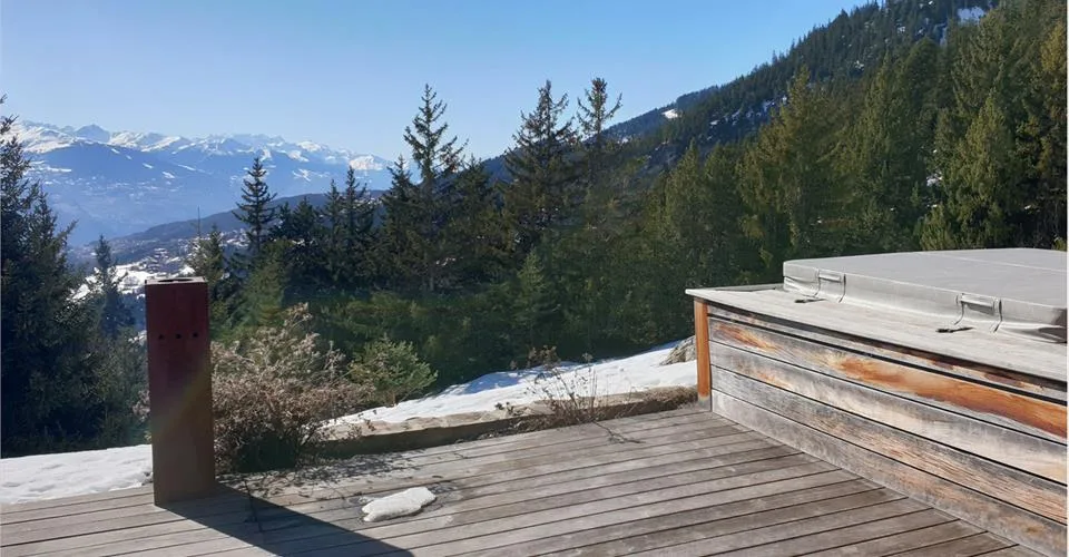 LOCATION Semaine Chalet familiale avec vue panoramique sur les Alpes