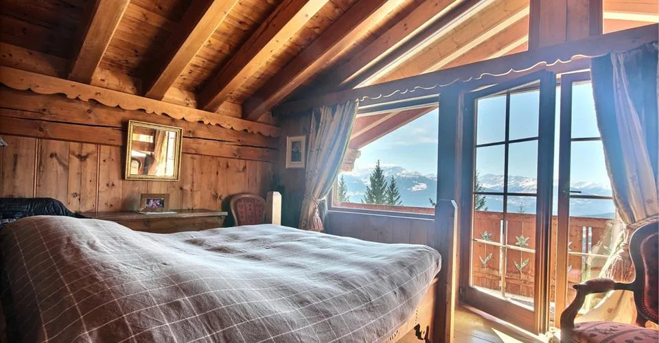 LOCATION Semaine Chalet familiale avec vue panoramique sur les Alpes