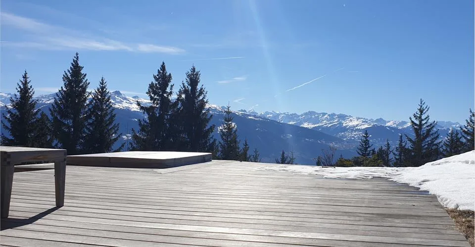 LOCATION Semaine Chalet familiale avec vue panoramique sur les Alpes