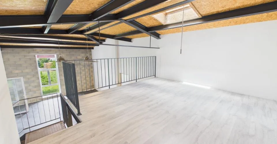 Loft moderne avec galerie à Gampelen
