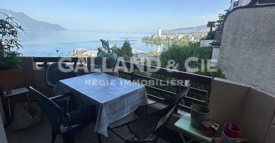 Appartement de 2 pièces au 2ème étage avec vue sur le lac