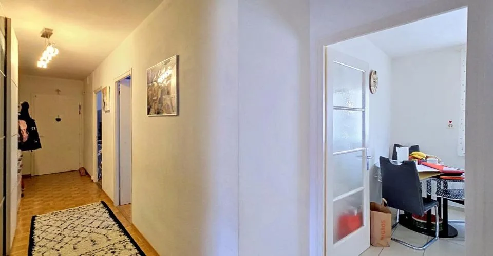 Bel appartement de 3 pièces au 4ème étage d'environ 67 m2