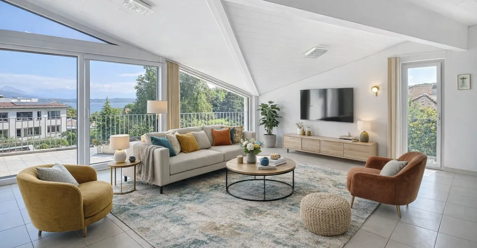 Grand duplex de 154m2 aux portes de Genève