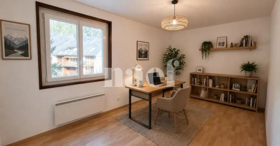 Appartement de 4 pièces au 1er étage avec 2 balcons