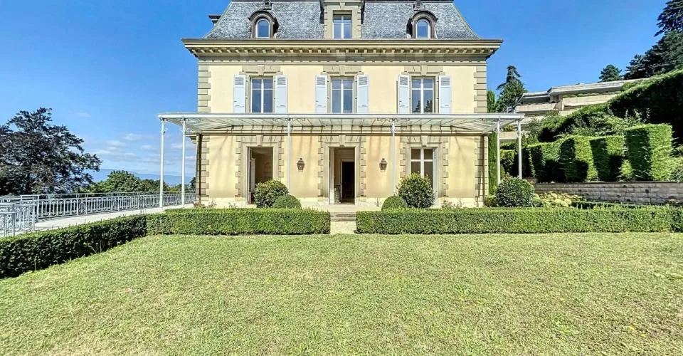 Exceptionnelle maison de maître avec vue lac à Cologny – Foto 2 von 13