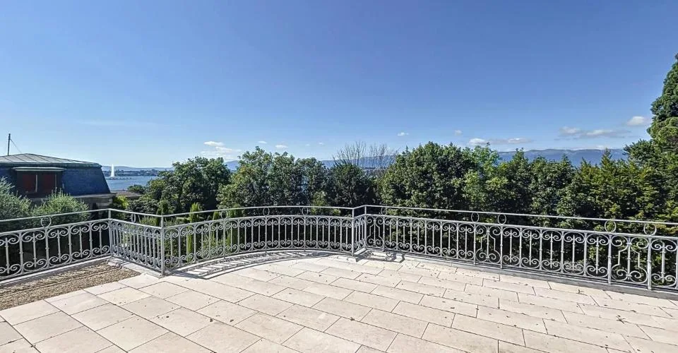 Exceptionnelle maison de maître avec vue lac à Cologny – Foto 3 von 13