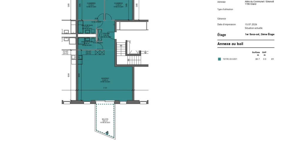 Appartement de 3.5 pièces au coeur de l'écoquartier Eikenott