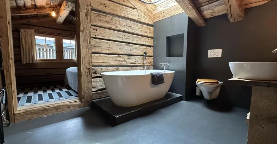 Chalet unique à distance à pied du village