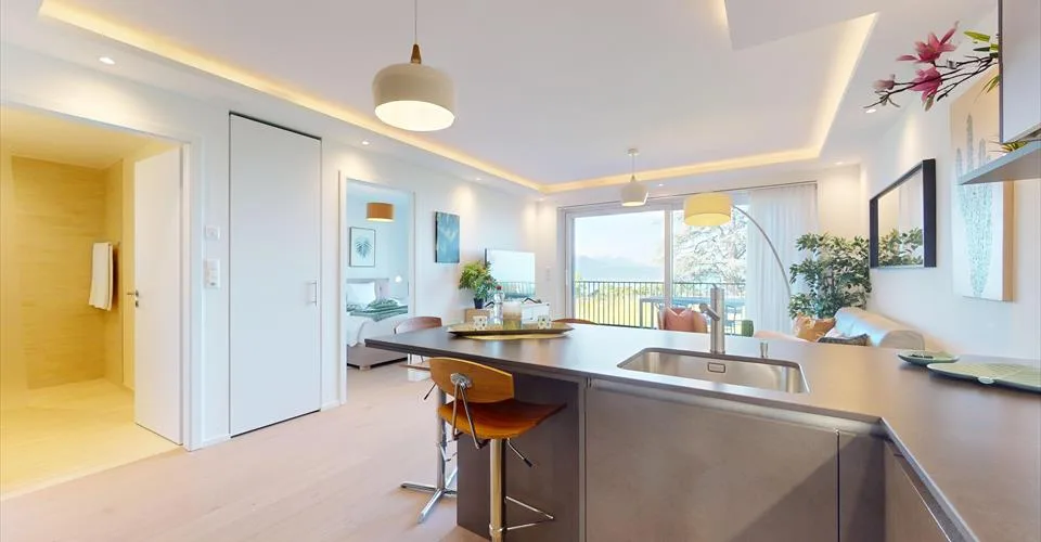 Appartement au cœur de Lavaux avec une imprenable sur le lac