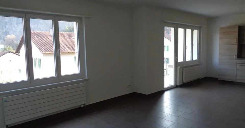 Appartement situé dans un petit immeuble de 4 logements.