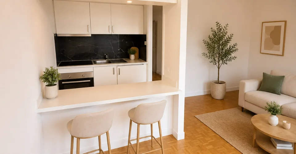 Magnifique appartement rénové – Rue Le Corbusier 22