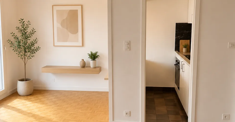 Magnifique appartement rénové – Rue Le Corbusier 22