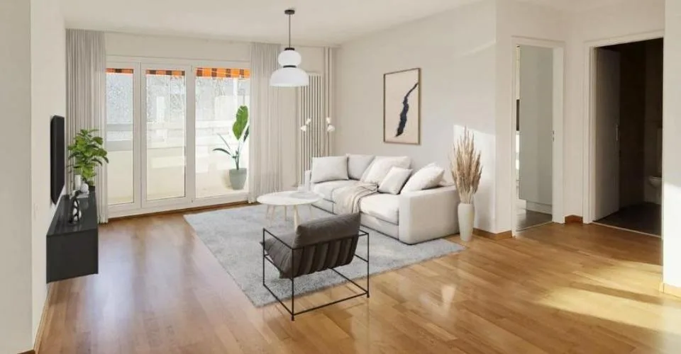 Appartement de 4 pièces avec une belle vue dégagée à la Chaux-de-Fonds.