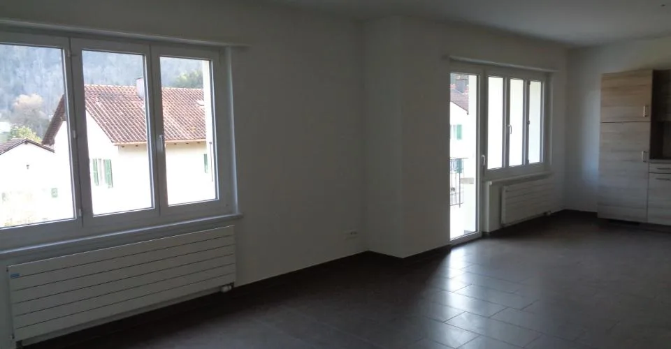 Appartement situé dans un petit immeuble de 4 logements.