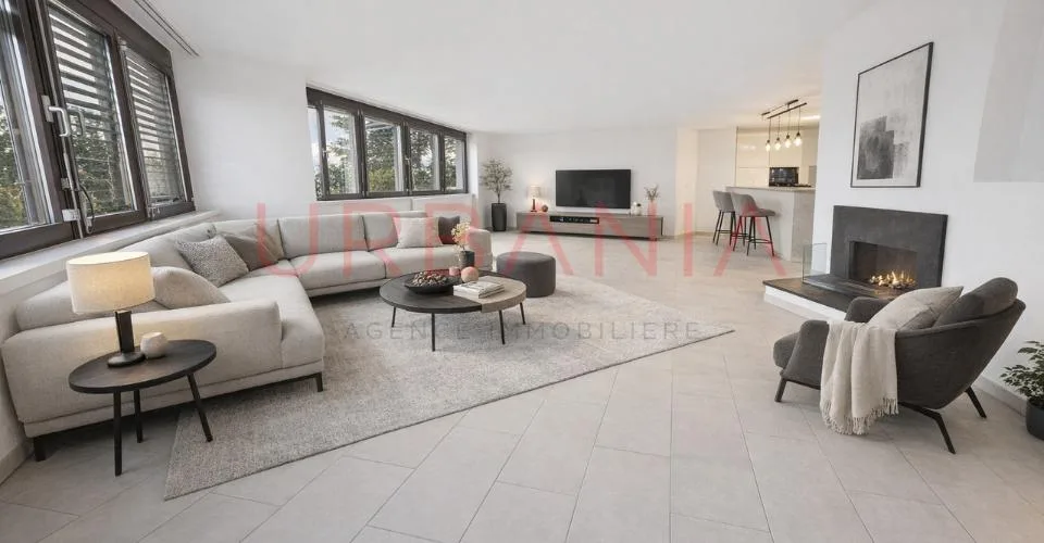Superbe appartement de 5,5 pièces avec vue imprenable sur le lac Léman