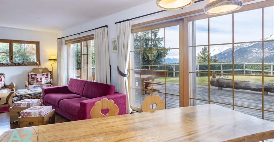 Chalet avec Vue imprenable sur la Vallée et les Alpes