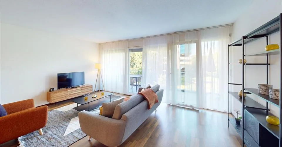 Magnifique appartement 2 chambres avec balcon et vues panoramiques à Morges