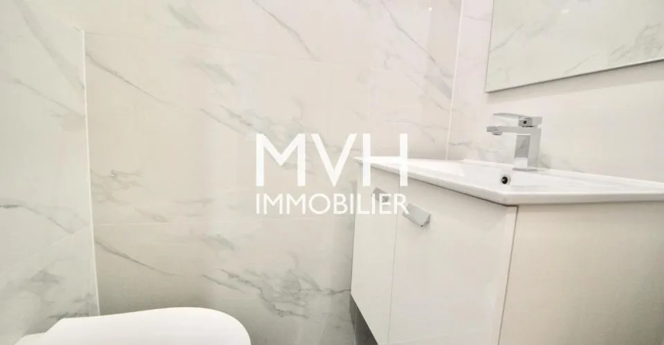 Appartement rénové 9ème étage avec vue sur le Mont-blanc