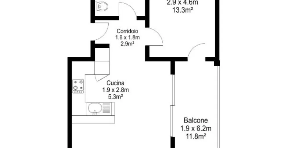 Appartement 2.5 pièces