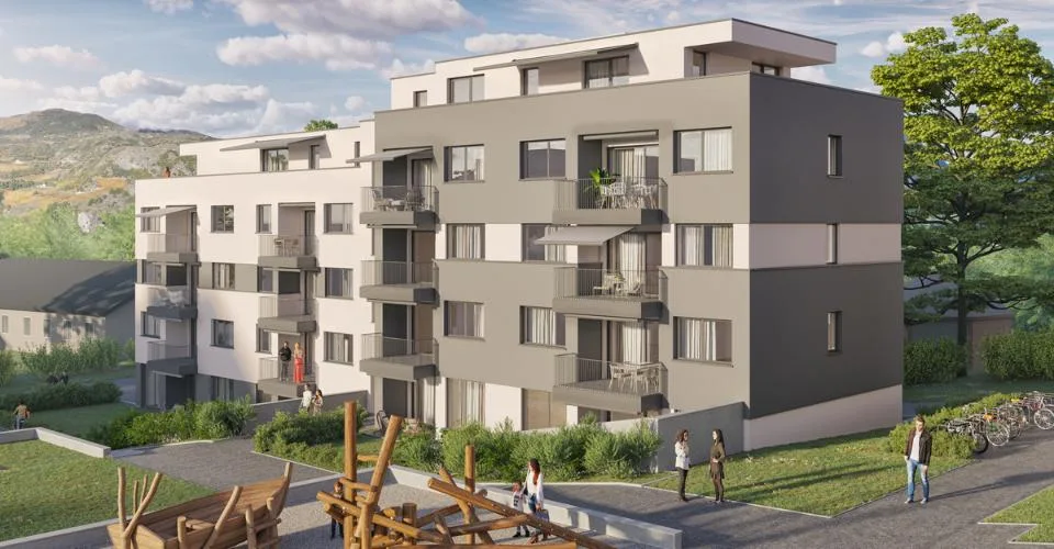 Appartements neufs et modernes dans un emplacement unique à Loèche-la-Susten