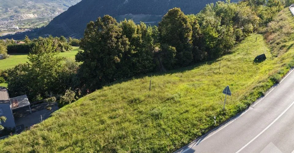 Terrain à vendre dans le quartier de l'Argilly - Sutor à Vex