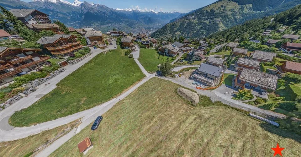 Terrain viabilisé libre de mandat dans un quartier résidentiel très proche du centre de la station