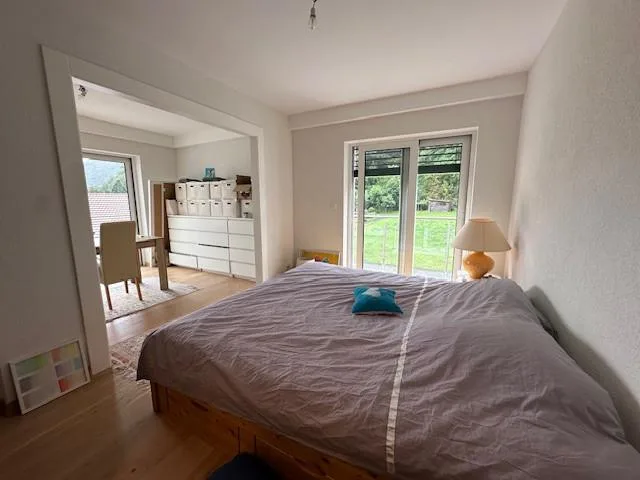 BEL APPARTEMENT D'ANGLE EN ATTIQUE AU CENTRE DU VILLAGE D'EVIONNAZ
