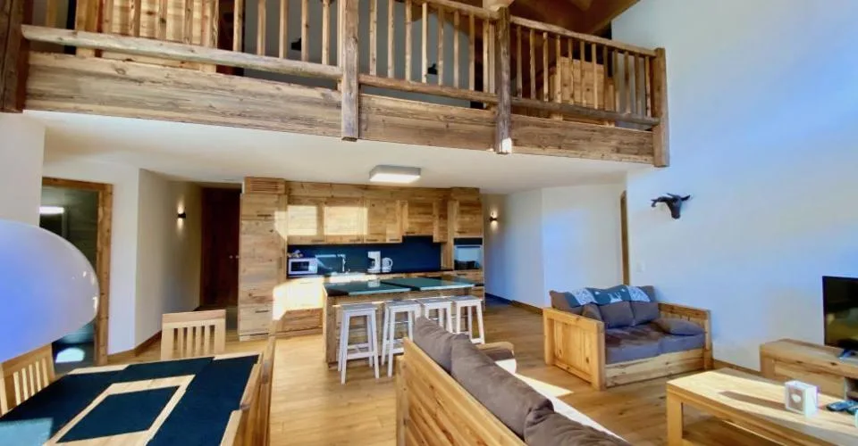 Superbe appartement de 5.5 pièces en attique (ski-in & ski-out) sur les pistes de ski à Veysonnaz