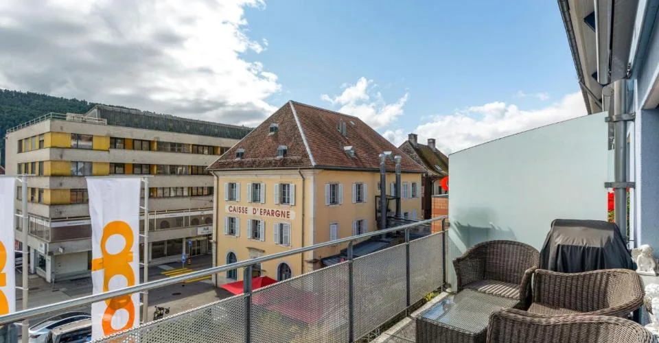 St-Imier, duplex de 4.5 pces avec balcon et place de parc