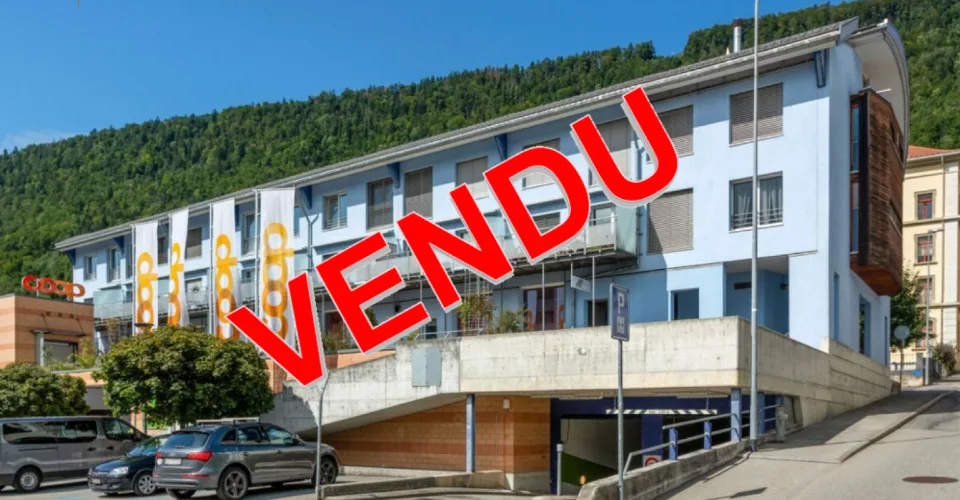 St-Imier, duplex de 4.5 pces avec balcon et place de parc