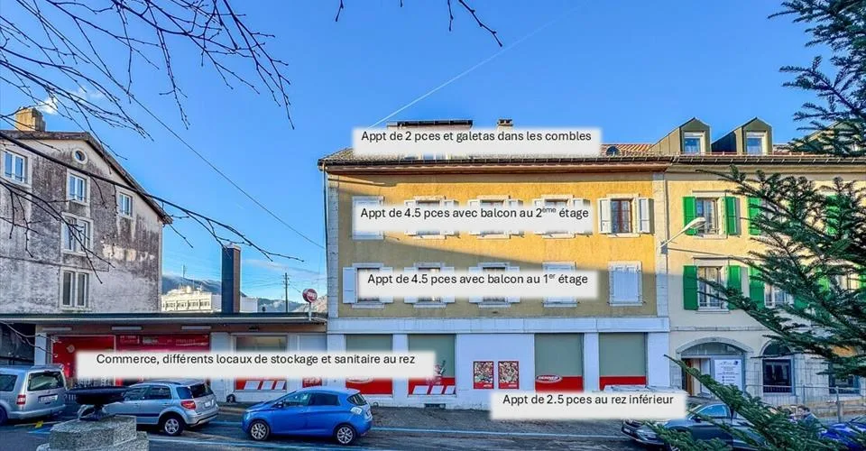 Immeuble locatif de 4 logements et un 1 commerce Au cœur de Ste-Croix – Foto 5 von 13