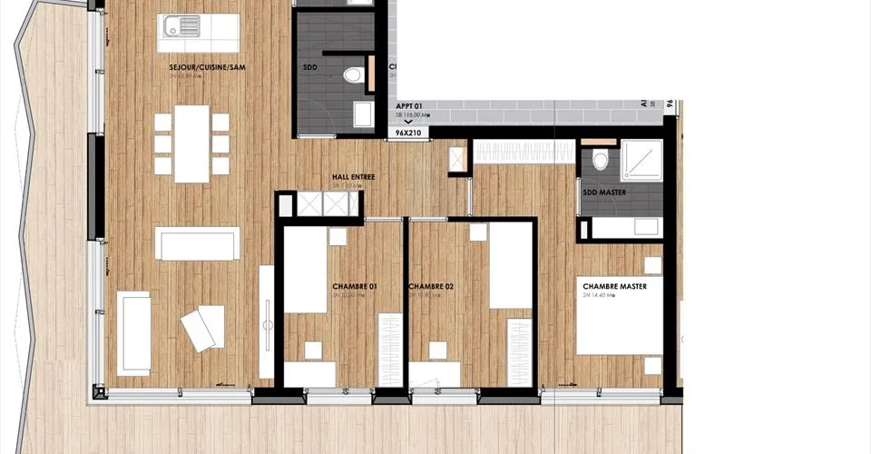 Magnifique appartement de 4.5 pièces idéalement situé à Leytron/VS – photo 4 sur 8