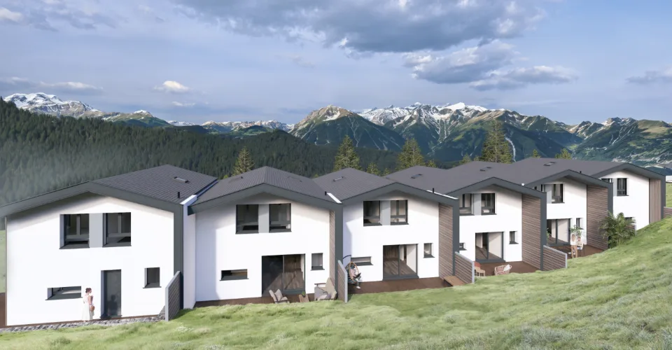 Promotion de 6 superbes villas mitoyennes à Vex