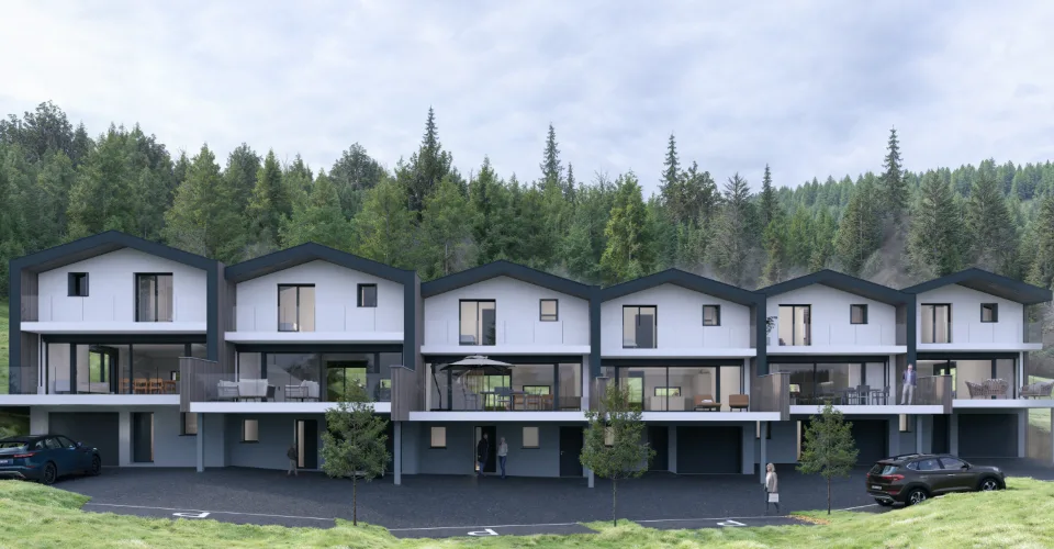 Promotion de 6 superbes villas mitoyennes à Vex