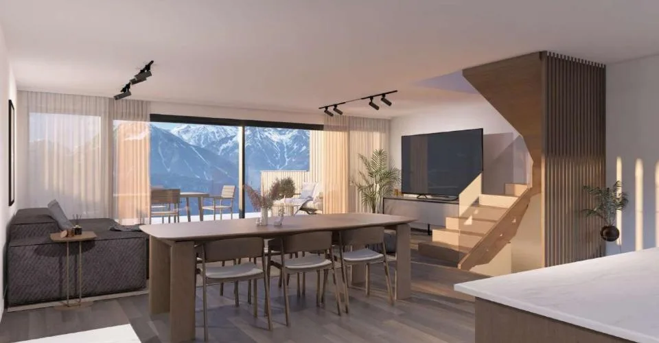 Promotion de 6 superbes villas mitoyennes à Vex
