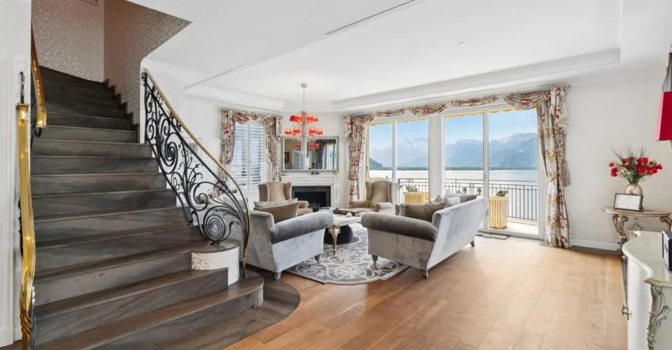 Unique - Penthouse de prestige avec vue panoramique à Montreux – Foto 5 von 13