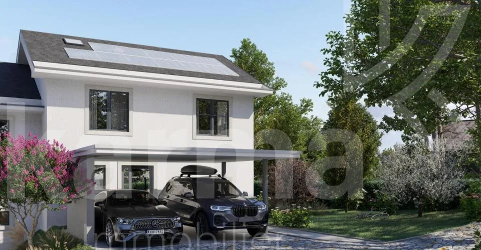 PERMIS EN FORME - Projet neuf de 3 villas jumelées - VILLA A