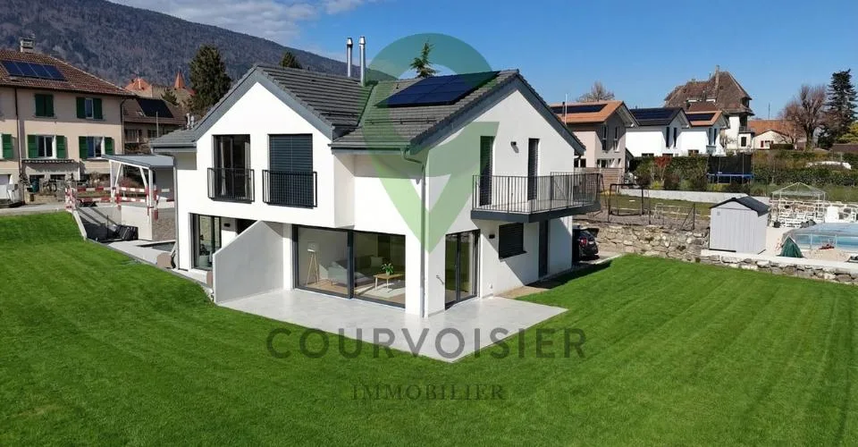 Neuf ! Villa jumelée avec horizon dégagé sur la chaîne des Alpes
