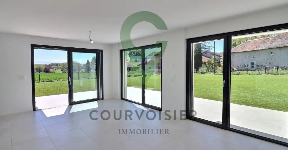 Neuf ! Villa jumelée avec horizon dégagé sur la chaîne des Alpes