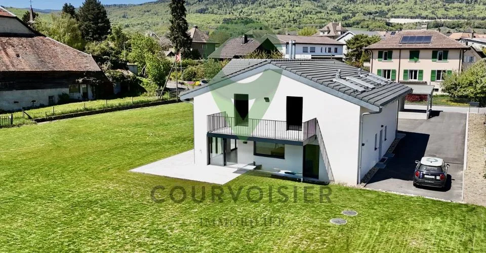 Neuf ! Villa jumelée avec horizon dégagé sur la chaîne des Alpes