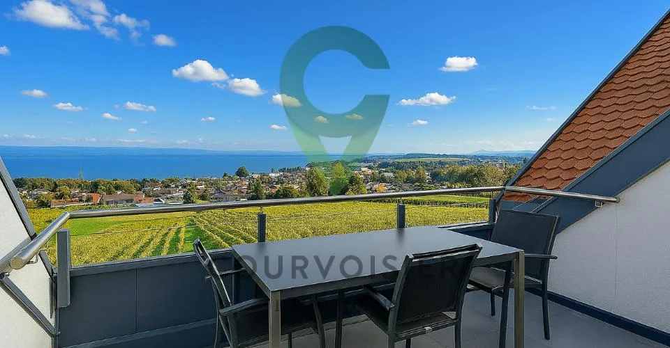 Prestigieux 4,5 pièces avec panorama exclusif sur le lac et les montagnes