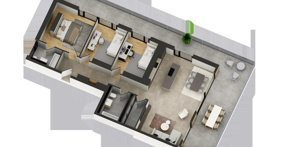 Superbe résidence de 5 lots sur plan avec vue – photo 5 sur 8