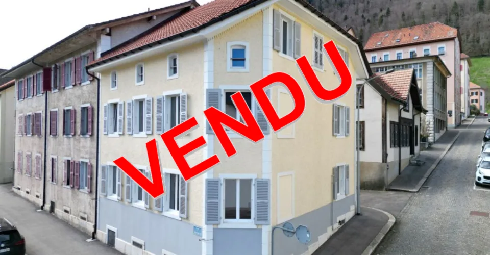 St-Imier, maison locative de 3 appartements