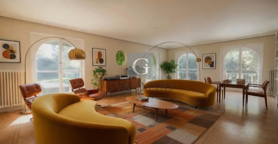 Villa de charme avec jardin paysager et piscine à Chêne-Bougeries