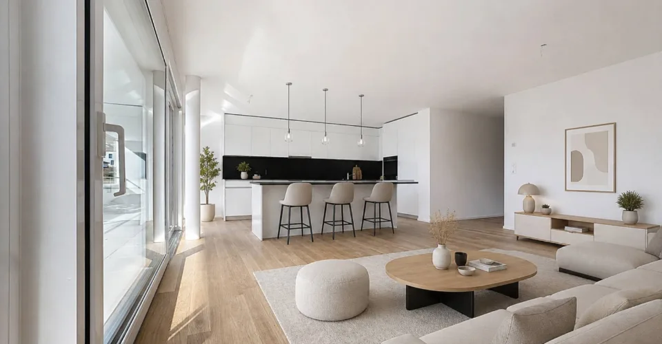 Appartement neuf de 4.5 pièces avec balcons couverts – photo 4 of 13