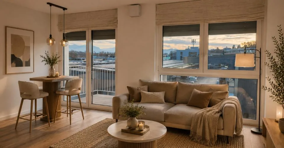 Grand studio avec balcon et cave - 2ème étage - Projet neuf