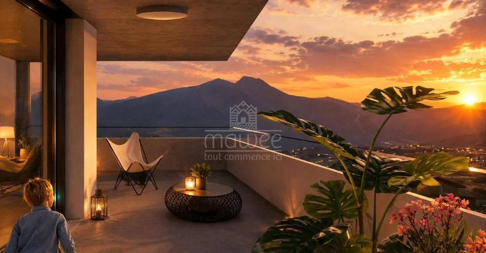 Appartement neuf de 2,5 pièces avec grand balcon à Grône