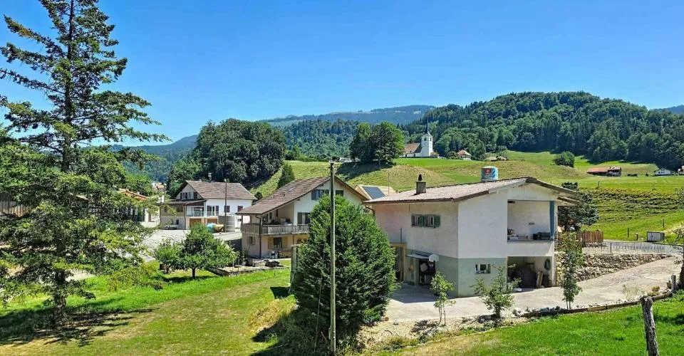 Villa contemporaine dans un cadre bucolique