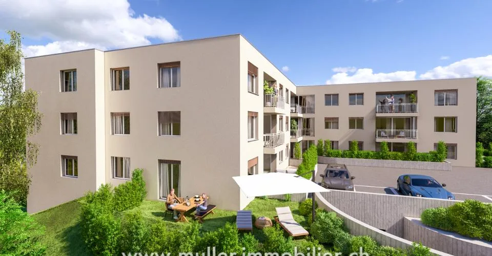 Spacieux 5.5 pièces avec terrasse et jardin à 5 min de Romont – foto 10 di 13