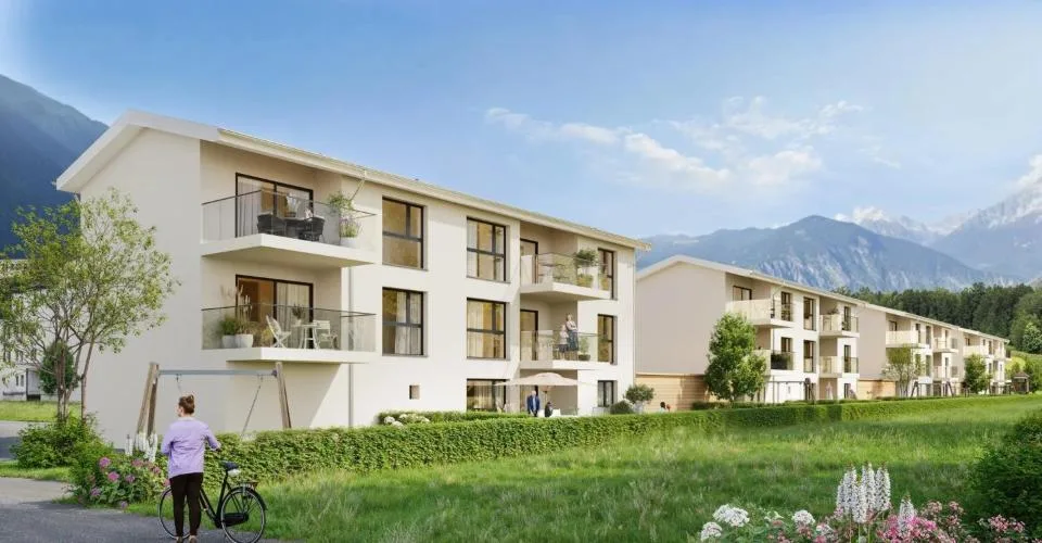 3.5 pces neuf avec jardin 120 m2 à Charrat